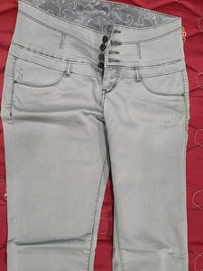 Light Blue High Waisted Pants