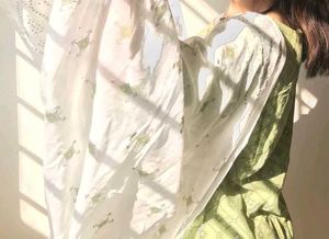Green kurtha set along with  dupatta✨💚