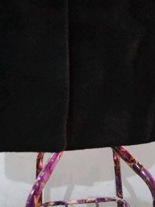 Elegant Black and white Coat