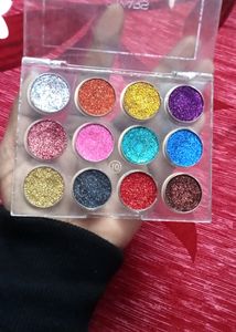 Mars Glitter Eyeshadow Palette 12 Shades