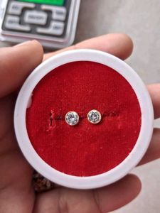 Beautiful New White Stone Studs