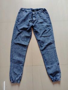 DENIM JOGGERS