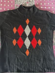 Patterned Knit Sweater
