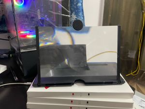 Brand new mobile screen and magnifier glass