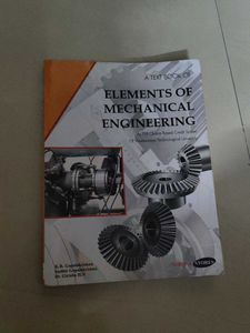 Elements Of Mechanical Engineering Tb VTU