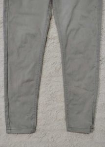 Gray Denim Pants