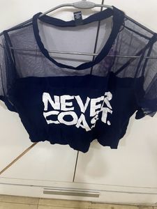 Plain Top With Short Sleeves