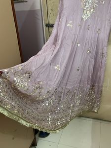 Elegant And Beautiful Lavender Anarkali
