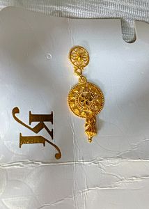 Gold Polish Earrings