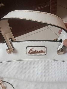 Original Esbeda White Handbag