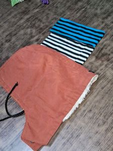 Unique Orange & Striped Beanie