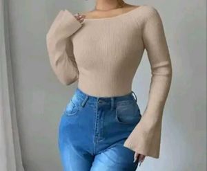 Elegant Flared Sleeve Top