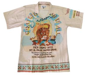 Tiger Florida Cuban Coller Oversized Shirt