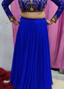 Royal Blue Lehenga Choli
