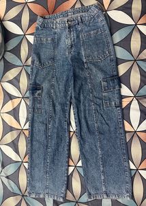 Blue Cargo Denim