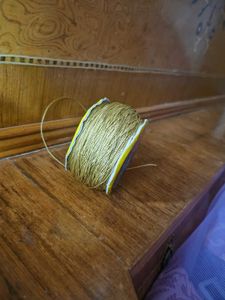 Pack of 1 Embroidery Metallic Golden Zari Roll
