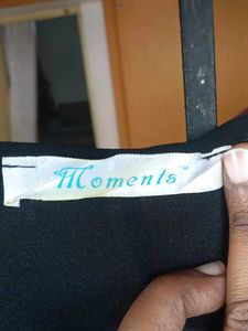 Black Embellished Casual Dress