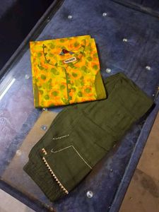 Floral Kurta Set No Dupatta