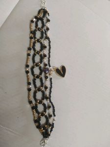 Black &amp; Golden New Handmade Bracelet