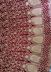 Beautiful Unstitched Lehenga With Blouse And Duppa