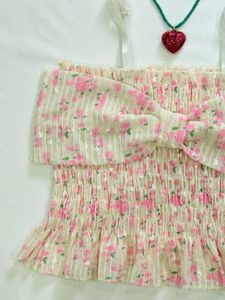 Floral Smocked Tube Top