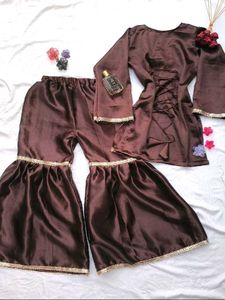 Brown Kurta Set