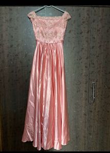 Elegant Pink Ethnic Gown