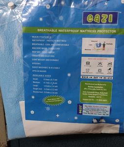New Light Blue Waterproof Mattress Protector