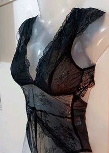 Flutter Backless Lace Bodysuit