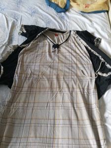 Checkered nighty with Shrug