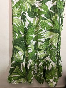 Tropical Print Midi Sundress