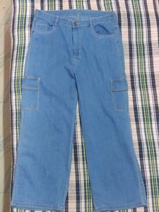 Cargo Blue Jeans Denim