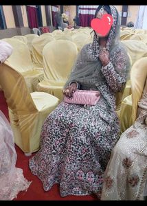Heavy Embroidery Wedding/ Party Gown