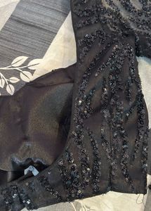 Black sequin net Blouse