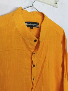Yellow Casual Kurta
