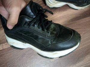 High Platform Leather Shoes