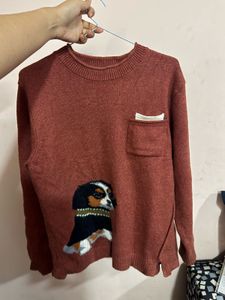Cute Dog Graphic Sweater
