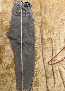 Zara Grey Boyfriend Jeans