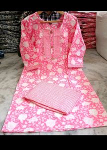 Offer🥰New Jaipuri Kurta Pant Set
