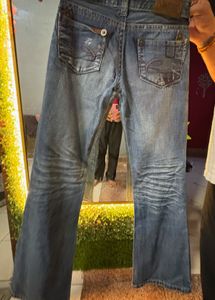 Combo Offer Denim Jeans &amp; Orange Top