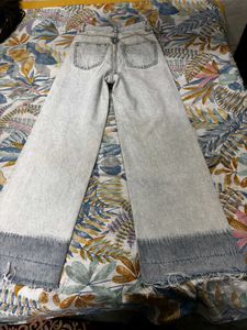 Wide Leg Denim Jeans