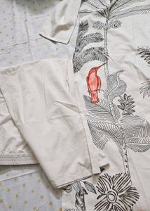 Printed Kurta With Palazzo Pant