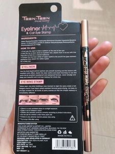 TeenTeen 2 In 1 Mascara &amp; Eyeliner &amp; Cat Eye Stamp
