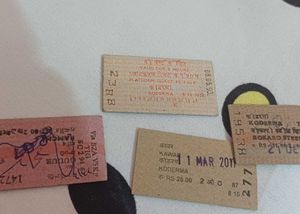 Vintage Train Tickets