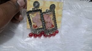 Resin Jhumka Black Color