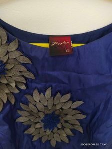 Elegant Blue Ethnic Gown - XL