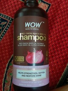 Wow Red Onion Black Seed Oil Shampoo