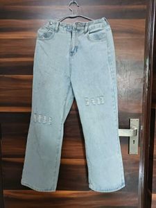 Light Wash Wide Leg Jeans