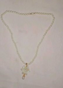 Pearl Necklace &amp; Earring Set