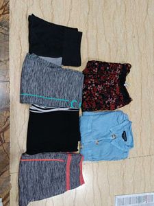 Used Legins And Frock Set Of 6